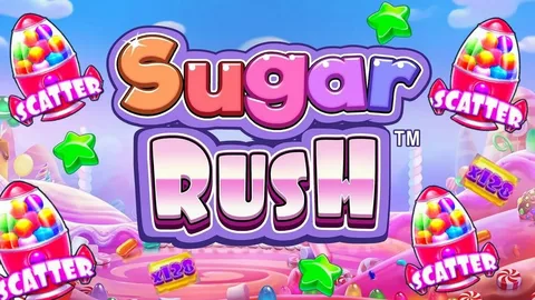 Sugar Rush free demo slot, candy cluster wins